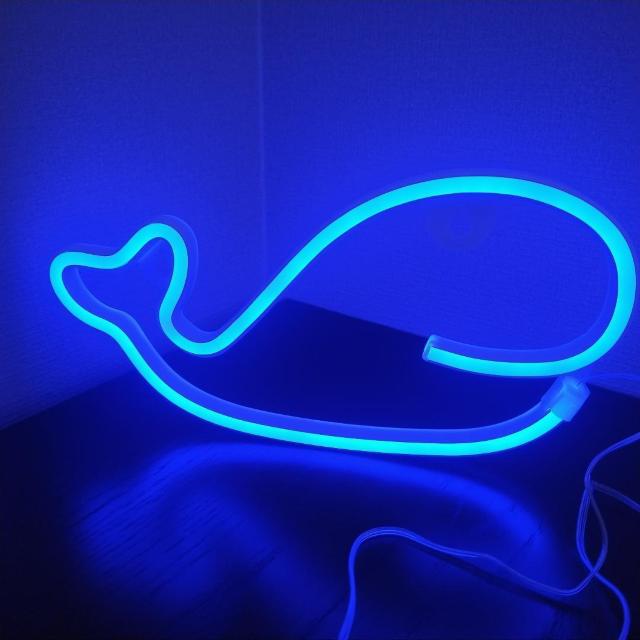 【☆超美品★】 *クジラのネオンサイン* アイスブルー < 家電/AV 【☆超美品★】 *クジラのネオンサイン* アイスブルー < 家電/AVの