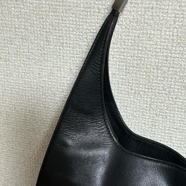 GUCCI グッチ 001・3167 2023 レザー ワンショルダーバッグ ホーボー ショルダーバッグ ブラック < ブランド GUCCI グッチ 001・3167 2023 レザー ワンショルダーバッグ ホーボー ショルダーバッグ ブラック < ブランドの
