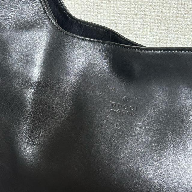 GUCCI グッチ 001・3167 2023 レザー ワンショルダーバッグ ホーボー ショルダーバッグ ブラック < ブランド GUCCI グッチ 001・3167 2023 レザー ワンショルダーバッグ ホーボー ショルダーバッグ ブラック < ブランドの