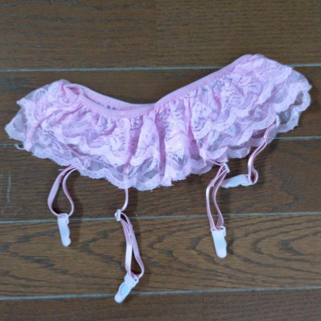 レディース セクシーランジェリー ガーターベルト ピンク < 女性ファッション  レディース セクシーランジェリー ガーターベルト ピンク < 女性ファッションの