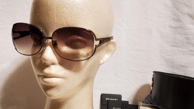 正規未 ブルガリ パレンテシ装飾 ロゴ メタルフレーム サングラス 茶 ラグジュアリークロス グラマラスアイウェア 眼鏡〇付属有 < ブランド  正規未 ブルガリ パレンテシ装飾 ロゴ メタルフレーム サングラス 茶 ラグジュアリークロス グラマラスアイウェア 眼鏡〇付属有 < ブランドの