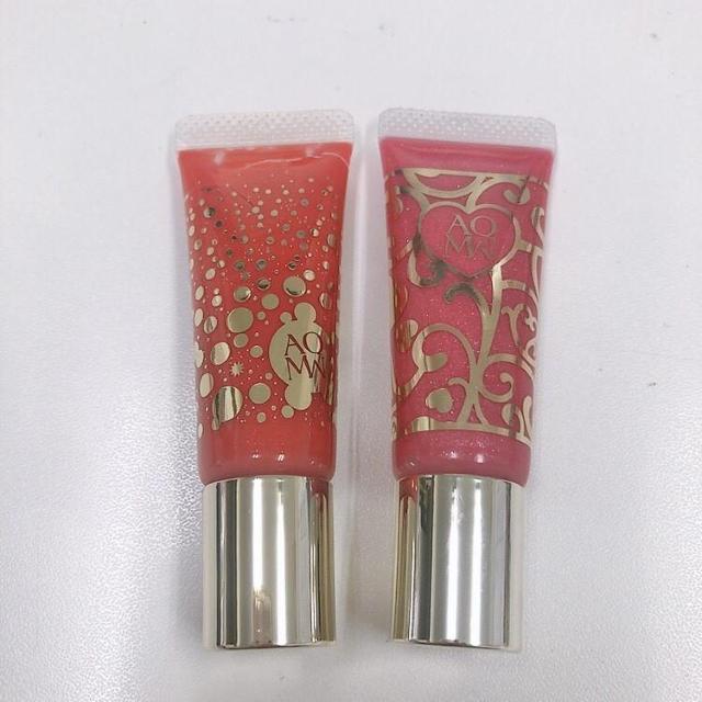 ◆COSME DECORTE/コスメデコルテ◆AQMWルージュバーム2個セット★RD401/PK807*残9割 < ブランド  ◆COSME DECORTE/コスメデコルテ◆AQMWルージュバーム2個セット★RD401/PK807*残9割 < ブランドの