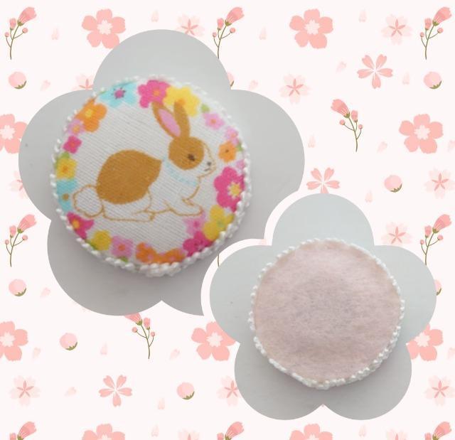 ハンドメイド♪くるみボタンマグネット『春色アニマル』うさぎ@ < ペット/手芸/園芸 ハンドメイド♪くるみボタンマグネット『春色アニマル』うさぎ@ < ペット/手芸/園芸の