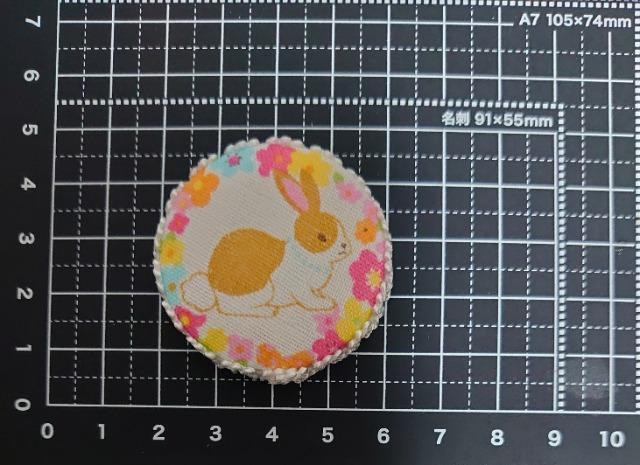 ハンドメイド♪くるみボタンマグネット『春色アニマル』うさぎ@ < ペット/手芸/園芸 ハンドメイド♪くるみボタンマグネット『春色アニマル』うさぎ@ < ペット/手芸/園芸の
