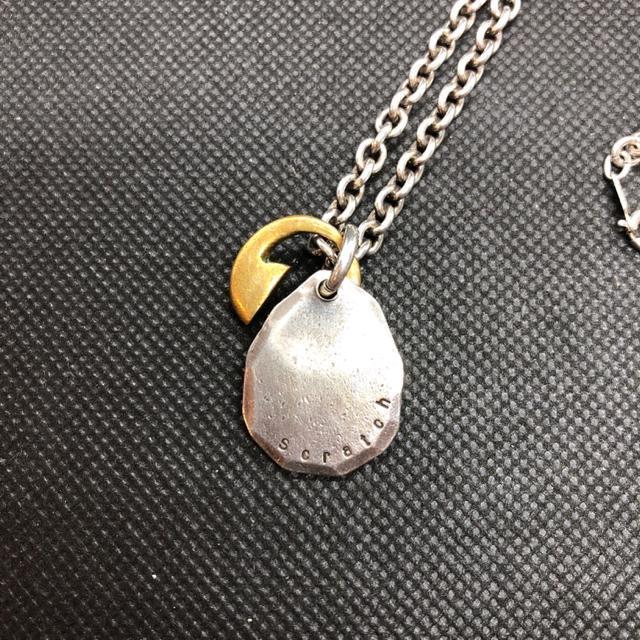 即決 ケンズスクラッチ SILVER シルバー ネックレス < 男性アクセサリー/時計  即決 ケンズスクラッチ SILVER シルバー ネックレス < 男性アクセサリー/時計の