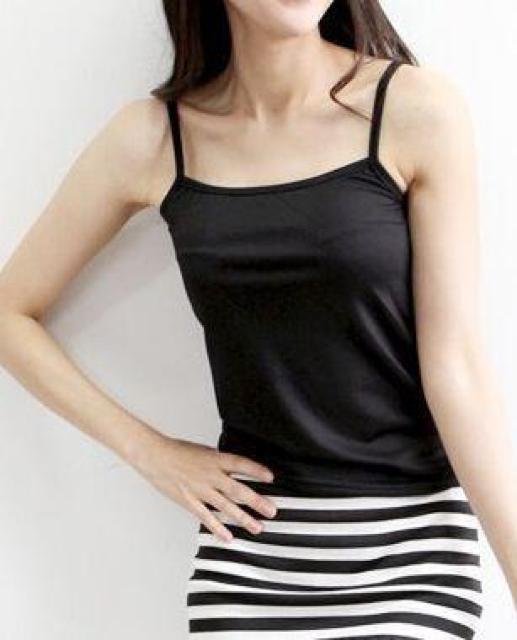 超破格値590円★超人気シンプル万能キャミソール/タンクトップ白 < 女性ファッション  超破格値590円★超人気シンプル万能キャミソール/タンクトップ白 < 女性ファッションの