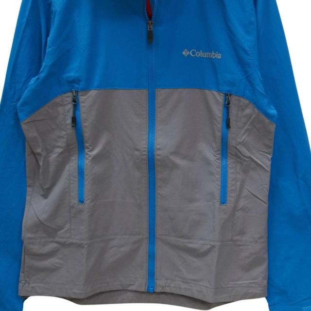 即買☆コロンビア特価 ウインド ジャケット DC/Sサイズ ブルー グレー 撥水 防風 普段使用OK キャンプ フェス < 男性ファッション 即買☆コロンビア特価 ウインド ジャケット DC/Sサイズ ブルー グレー 撥水 防風 普段使用OK キャンプ フェス < 男性ファッションの