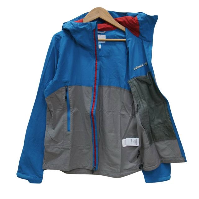 即買☆コロンビア特価 ウインド ジャケット DC/Sサイズ ブルー グレー 撥水 防風 普段使用OK キャンプ フェス < 男性ファッション 即買☆コロンビア特価 ウインド ジャケット DC/Sサイズ ブルー グレー 撥水 防風 普段使用OK キャンプ フェス < 男性ファッションの