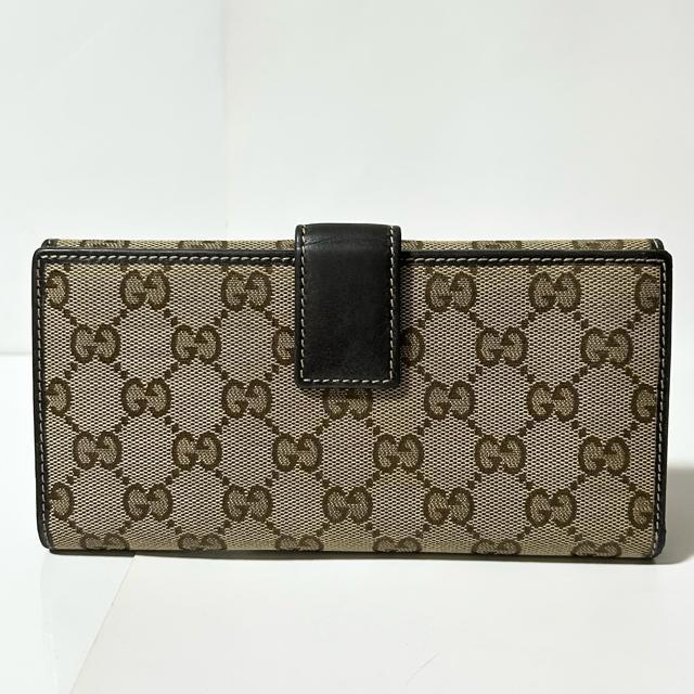 GUCCI �O�b�` 256933 2184 �V�F���[���C�� GG�� �L�����o�X ���U�[ ���{�� ��܂� �����z �u���E�� �� �u�����h�� 