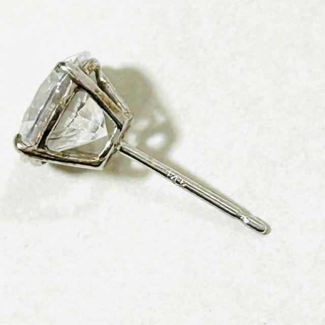 14K ホワイトゴールド スタッド ピアス キュービックジルコニア 7ミリ < 女性アクセサリー/時計 14K ホワイトゴールド スタッド ピアス キュービックジルコニア 7ミリ < 女性アクセサリー/時計の