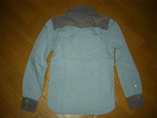 エムM切替シャツSコーデュロイシャンブレーTMT < ブランド  エムM切替シャツSコーデュロイシャンブレーTMT < ブランドの