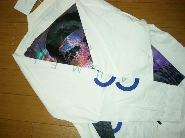 新品FLAGSTUFFコーチジャケットS白フラッグスタッフ革命家 < 男性ファッション  新品FLAGSTUFFコーチジャケットS白フラッグスタッフ革命家 < 男性ファッションの