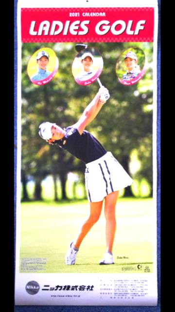  qvSt u2021 CALENDER LADIES GOLFv J_[ Vi 9oiI   W[/X|[c 