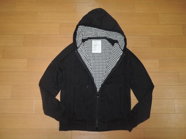 WTAPSダブルタップス薄手スウェットジップパーカーS黒チェック柄 < ブランド  WTAPSダブルタップス薄手スウェットジップパーカーS黒チェック柄 < ブランドの