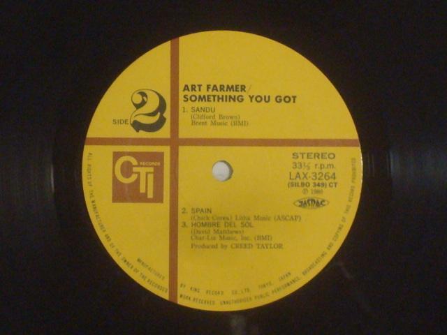 サムシング・ユー・ゴット(SOMETHING YOU GOT) / アート・ファーマー(ART FARMER) 帯付LP < CD/DVD/ビデオ  サムシング・ユー・ゴット(SOMETHING YOU GOT) / アート・ファーマー(ART FARMER) 帯付LP < CD/DVD/ビデオの