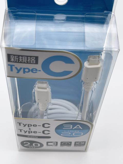 M025 -13 �V�i �V�K�i�@Type C to Type C �P�[�u�� 2m 3A���o�͍��i�� �}���[�d �����f�[�^�]�� �� �Ɠd/AV�� 