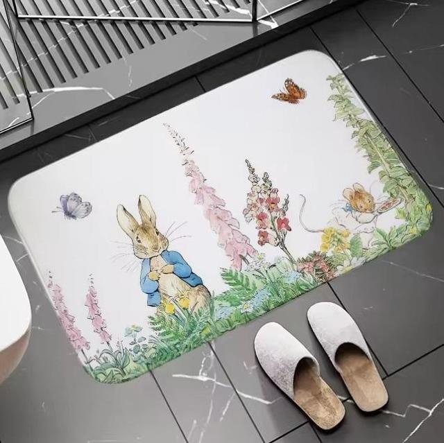 新品 ピーターラビット 玄関マット バスマット キッチンマット < インテリア/ライフ  新品 ピーターラビット 玄関マット バスマット キッチンマット  < インテリア/ライフの