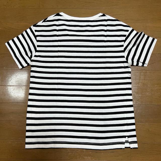 【used】ボーダー柄ベーシック半袖Tシャツ/GU/サイズM < 女性ファッション 【used】ボーダー柄ベーシック半袖Tシャツ/GU/サイズM < 女性ファッションの