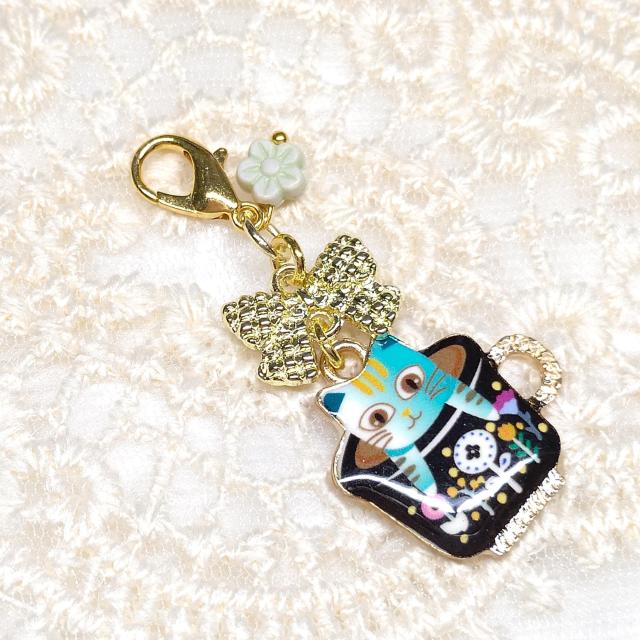 ハンドメイド☆ファスナーチャーム☆カップインねこちゃん < 女性ファッション ハンドメイド☆ファスナーチャーム☆カップインねこちゃん < 女性ファッションの