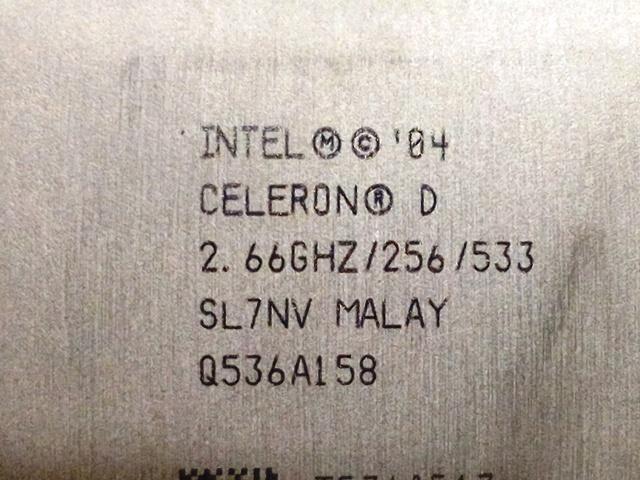 CPU Ce CeleronD 330 SL7NV 2.66GHz  PC{/Ӌ@ 