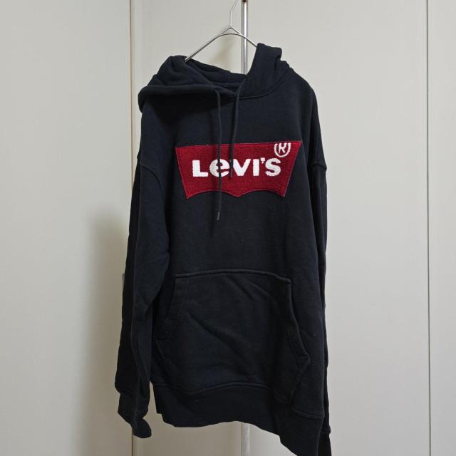 LEVIS�@���[�o�C�X ���S�p�[�J�[�@Levi's �u���b�N S�T�C�Y143  �� �u�����h�� 