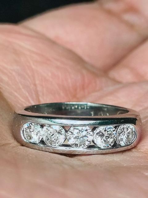 pt900�Y���1.00ct�_�C�������h�����O����� �� �����A�N�Z�T���[/���v�� 