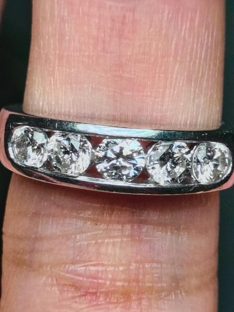 pt900�Y���1.00ct�_�C�������h�����O����� �� �����A�N�Z�T���[/���v�� 