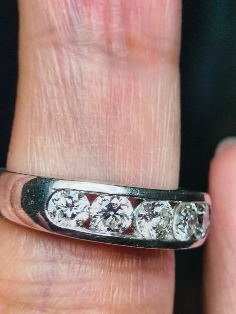 pt900�Y���1.00ct�_�C�������h�����O����� �� �����A�N�Z�T���[/���v�� 