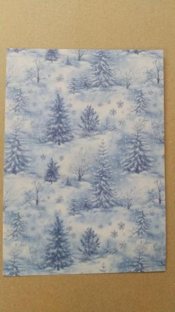 @冬の森 デザインペーパー&シールのセット ブルー系 < インテリア/ライフ @冬の森 デザインペーパー&シールのセット ブルー系 < インテリア/ライフの