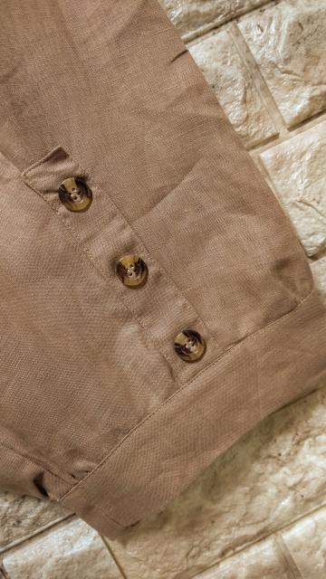 ***linen pants ***新品 シナモンbrown < 女性ファッション ***linen pants ***新品 シナモンbrown < 女性ファッションの