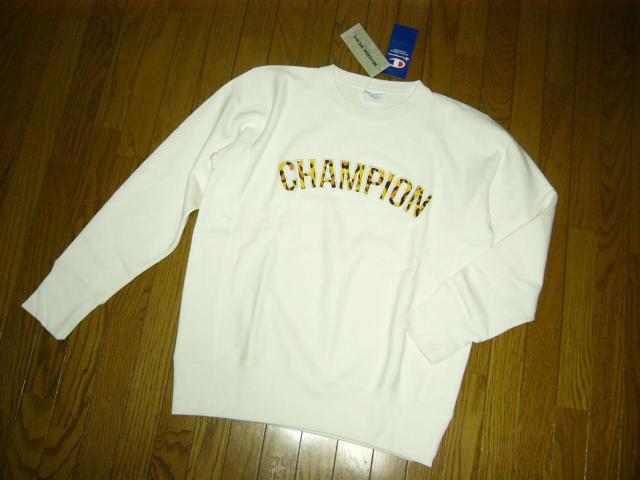 新品 Champion チャンピオン アーチロゴ スウェット M 白 アニマル柄LOGO 迷彩 リバースウィーブ < ブランド  新品 Champion チャンピオン アーチロゴ スウェット M 白 アニマル柄LOGO 迷彩 リバースウィーブ < ブランドの