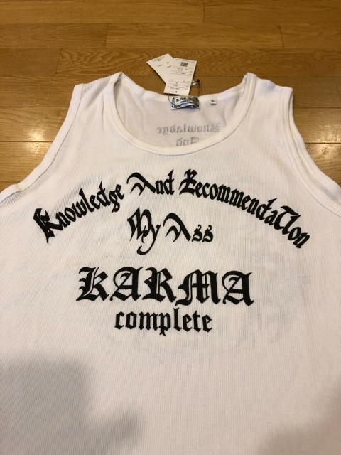 KARMA タンクトップ 超超大きい size 5L→3XL位 白A < 男性ファッション  KARMA タンクトップ 超超大きい size 5L→3XL位 白A < 男性ファッションの