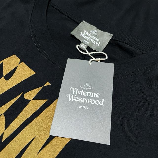 ヴィヴィアンウエストウッド 新品 タグ付き ロゴプリント 長袖 カットソー < 男性ファッション ヴィヴィアンウエストウッド 新品 タグ付き ロゴプリント 長袖 カットソー < 男性ファッションの