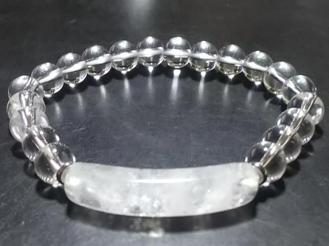 天然石★水晶 8mm ブレス < 女性アクセサリー/時計  天然石★水晶 8mm ブレス  < 女性アクセサリー/時計の