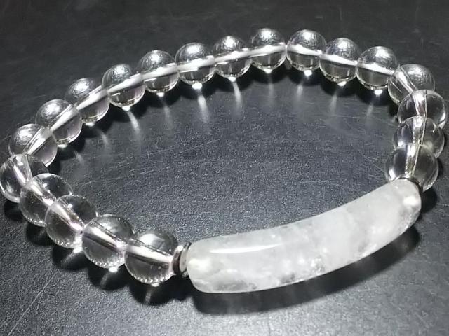天然石★水晶 8mm ブレス < 女性アクセサリー/時計  天然石★水晶 8mm ブレス < 女性アクセサリー/時計の