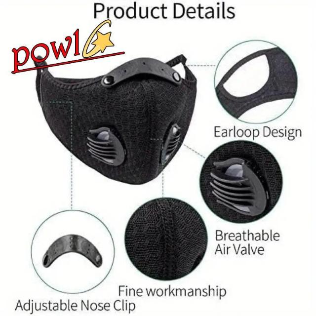 2個セットブラックスポーツマスク活性炭超通気メッシュ快適フィット&調整可能サイクリングランニングアウトドアワークアウトに人気便利 < レジャー/スポーツ 2個セットブラックスポーツマスク活性炭超通気メッシュ快適フィット&調整可能サイクリングランニングアウトドアワークアウトに人気便利 < レジャー/スポーツの