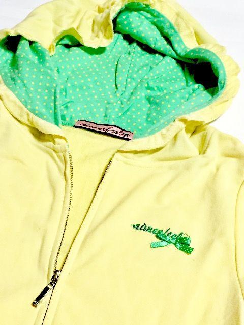 新品<リボン&AF刺繍>aimerfeel/エメフィール(パーカー)定価3675 < 女性ファッション  新品<リボン&AF刺繍>aimerfeel/エメフィール(パーカー)定価3675 < 女性ファッションの