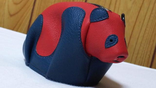 正規未 ロエベ パンダ フルレザーコインケース 赤×青 小銭入れ 財布 アニマル 11×7×6 小物入れ〇ポーチ 虜になる存在感! < ブランド 正規未 ロエベ パンダ フルレザーコインケース 赤×青 小銭入れ 財布 アニマル 11×7×6 小物入れ〇ポーチ 虜になる存在感! < ブランドの