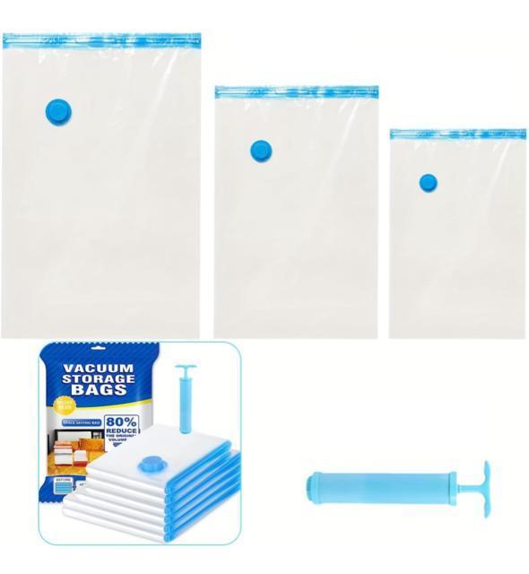 【新商品】真空収納バッグ 8枚+ハンドポップセット スペースセーバーバッグ 圧縮収納バッグ 掛け布団と毛布用 衣類保管用 < 女性ファッション 【新商品】真空収納バッグ 8枚+ハンドポップセット スペースセーバーバッグ 圧縮収納バッグ 掛け布団と毛布用 衣類保管用 < 女性ファッションの