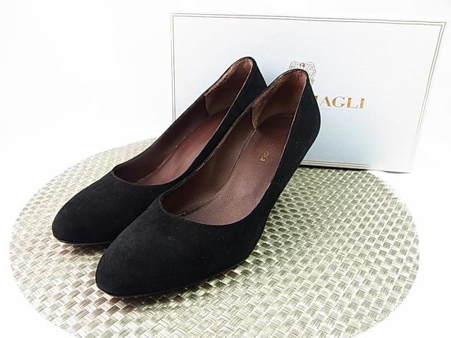 500円スタ★正規品 BRUNO MAGLI ブルーノマリ スエードパンプス 37 (約23.5-24cm) ブラック < ブランド 500円スタ★正規品 BRUNO MAGLI ブルーノマリ スエードパンプス 37 (約23.5-24cm) ブラック < ブランドの