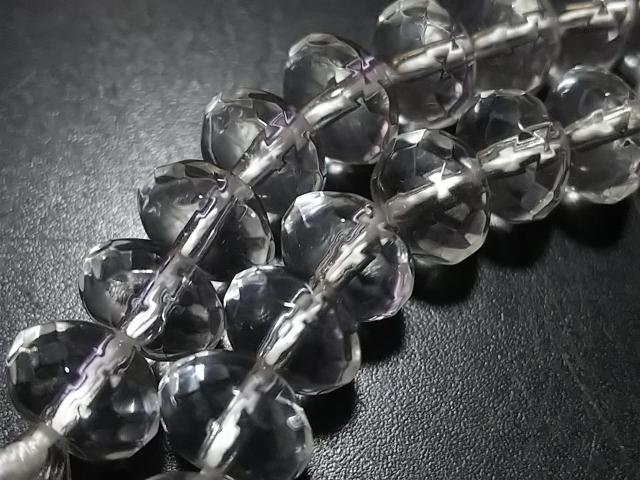 天然石★水晶 6mmロンデルカット 半連 < 女性アクセサリー/時計 天然石★水晶 6mmロンデルカット 半連 < 女性アクセサリー/時計の