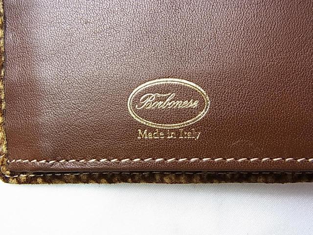 正規美品 BORBONESE(ボルボネーゼ) ウズラ柄 2つ折り財布 < 女性ファッション 正規美品 BORBONESE(ボルボネーゼ) ウズラ柄 2つ折り財布 < 女性ファッションの