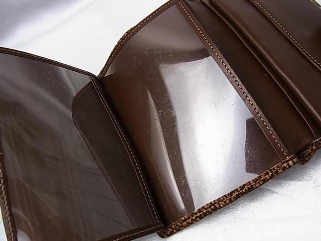 正規美品 BORBONESE(ボルボネーゼ) ウズラ柄 2つ折り財布 < 女性ファッション 正規美品 BORBONESE(ボルボネーゼ) ウズラ柄 2つ折り財布 < 女性ファッションの