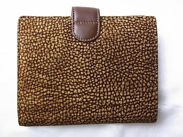 正規美品 BORBONESE(ボルボネーゼ) ウズラ柄 2つ折り財布 < 女性ファッション 正規美品 BORBONESE(ボルボネーゼ) ウズラ柄 2つ折り財布 < 女性ファッションの