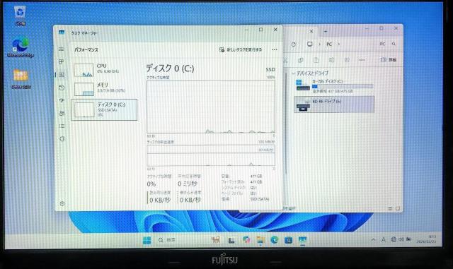 FUJITSU LIFEBOOK Corei7 ������8GB �V�iSSD512GB �u���[���C Web�J���� Windows11 �� PC�{��/���Ӌ@��� 