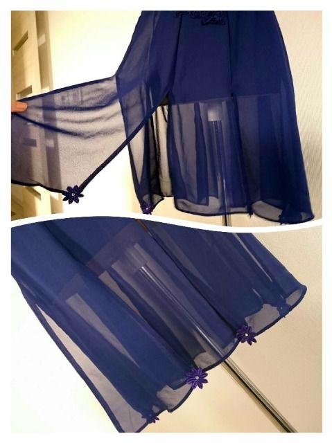 サルート/店舗限定/88G/女優/スリップ/ランジェリードレス/ナイトドレス/ナイティ/KO紺/M < 女性ファッション  サルート/店舗限定/88G/女優/スリップ/ランジェリードレス/ナイトドレス/ナイティ/KO紺/M < 女性ファッションの