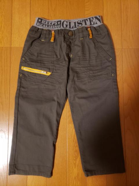 ☆美品☆ウエストリブ半端丈ズボン☆150 < キッズ/ベビー  ☆美品☆ウエストリブ半端丈ズボン☆150  < キッズ/ベビーの