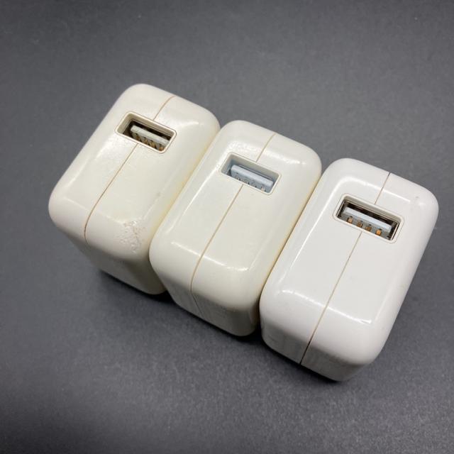 即決 純正 Apple アップル USB Power Adapter 3個セット < 家電/AV  即決 純正 Apple アップル USB Power Adapter 3個セット < 家電/AVの
