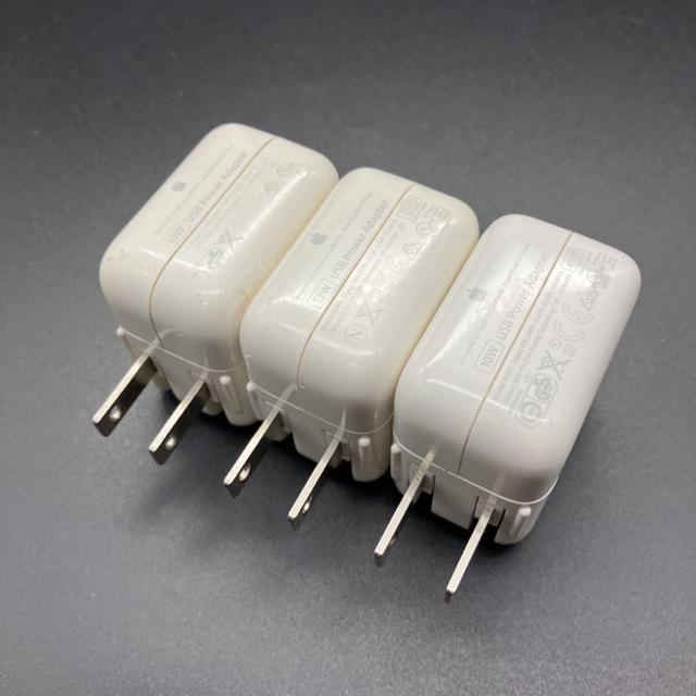 即決 純正 Apple アップル USB Power Adapter 3個セット < 家電/AV  即決 純正 Apple アップル USB Power Adapter 3個セット < 家電/AVの