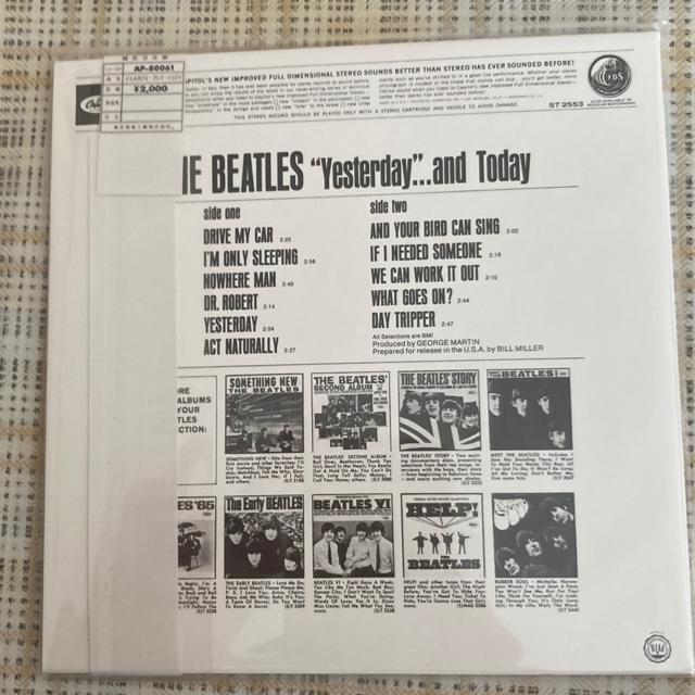 【値下げ】THE BEATLES / THE U.S. BOX バラ売り 11) YESTERDAY AND TODAY < タレントグッズ  【値下げ】THE BEATLES / THE U.S. BOX バラ売り 11) YESTERDAY AND TODAY < タレントグッズの